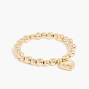J Crew bracelet with heart charm